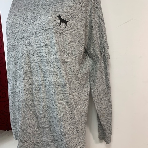 Victoria's Secret PINK Grey Long Sleeve Top - Picture 4 of 9